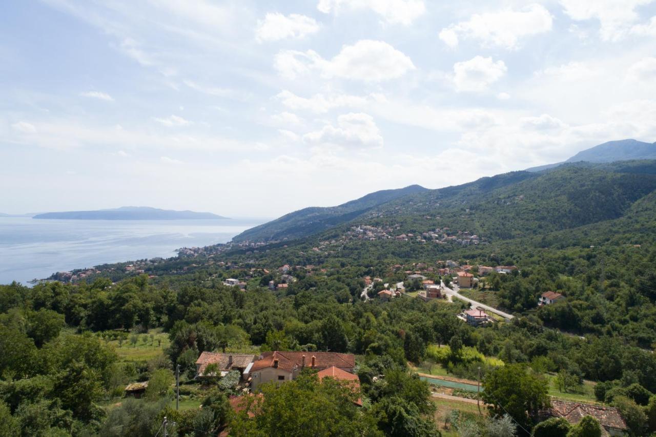 Sea View Apartment With Garden Near Opatija Veprinac Esterno foto