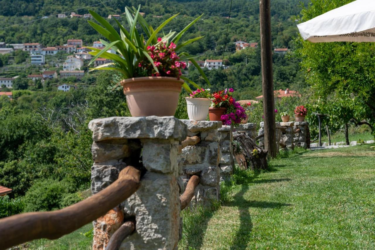 Sea View Apartment With Garden Near Opatija Veprinac Esterno foto