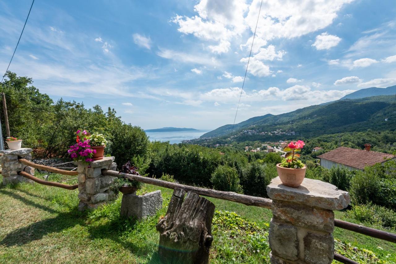 Sea View Apartment With Garden Near Opatija Veprinac Esterno foto