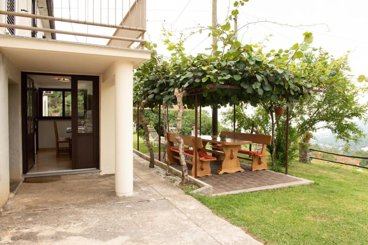 Sea View Apartment With Garden Near Opatija Veprinac Esterno foto