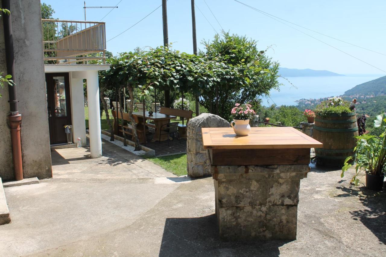 Sea View Apartment With Garden Near Opatija Veprinac Esterno foto