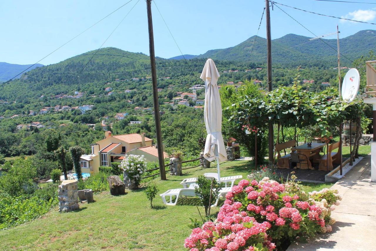 Sea View Apartment With Garden Near Opatija Veprinac Esterno foto